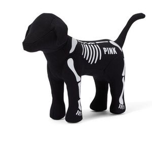 Victoria’s Secret PINK Limited Edition Halloween Mini Dog Skeleton Plush